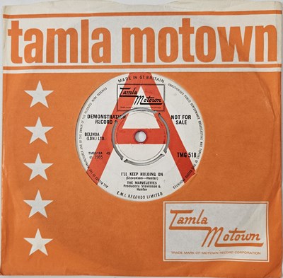 Lot 31 - THE MARVELETTES - I'LL KEEP HOLDING ON 7" (DEMO - TMG 518)