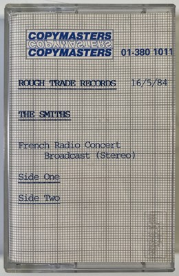 Lot 140 - THE SMITHS - COPYMASTERS TAPE WITH PARIS LIVE RECORDING.