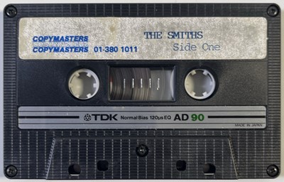 Lot 140 - THE SMITHS - COPYMASTERS TAPE WITH PARIS LIVE RECORDING.