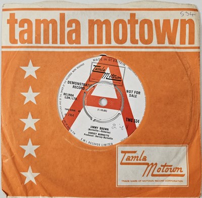 Lot 34 - DORSEY BURNETTE - JIMMY BROWN 7" (DEMO - TMG 534)