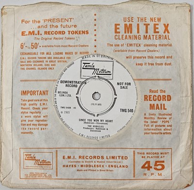Lot 38 - THE MIRACLES - MY GIRL HAS GONE 7" (DEMO - TMG 540)