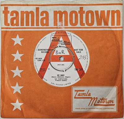 Lot 39 - THE TEMPTATIONS - MY BABY 7" (DEMO - TMG 541)