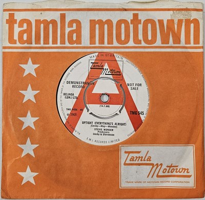 Lot 43 - STEVIE WONDER - UPTIGHT (EVERYTHING'S ALRIGHT) 7" (DEMO - TMG 545)