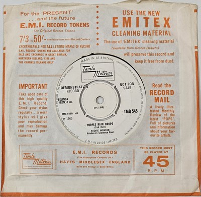 Lot 43 - STEVIE WONDER - UPTIGHT (EVERYTHING'S ALRIGHT) 7" (DEMO - TMG 545)