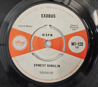 Lot 128 - ERNEST RANGLIN/ ROBERT (BOB) MARLEY - EXODUS/ ONE CUP OF COFFEE 7" (UK ORIGINAL - ISLAND RECORDS - WI-128)