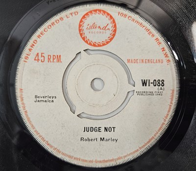 Lot 129 - ROBERT MARLEY - JUDGE NOT/ DO YOU STILL LOVE ME 7" (UK ORIGINAL BY BOB MARLEY - ISLAND RECORDS - WI-088)