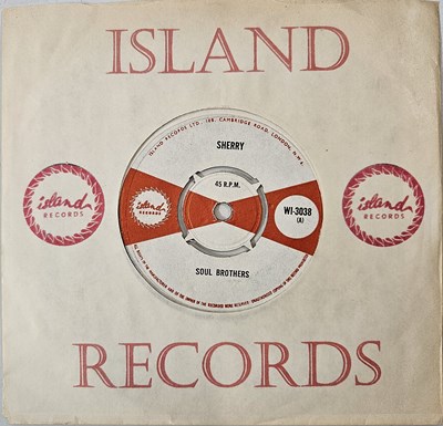 Lot 132 - BUMPS OAKLEY/ THE GAYLADS - SHERRY/ OUT OF MIND 7" (UK ORIGINAL MISPRESS - ISLAND RECORDS - WI-038)