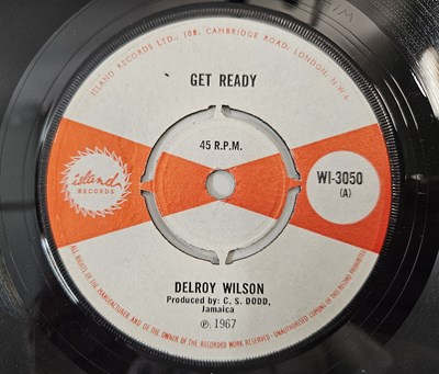 Lot 133 - DELROY WILSON/ ROY RICHARDS - GET READY/ PORT O JAM 7" (UK ORIGINAL - ISLAND RECORDS - WI-3050)