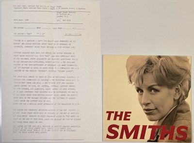 Lot 158 - THE SMITHS - ASK 7" WITH PRESS RELEASE.