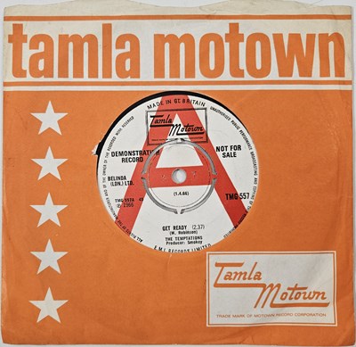 Lot 49 - THE TEMPTATIONS - GET READY 7" (DEMO - TMG 557)