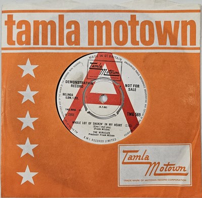Lot 58 - THE MIRACLES - WHOLE LOT OF SHAKIN' IN MY HEART 7" (DEMO - TMG 569)