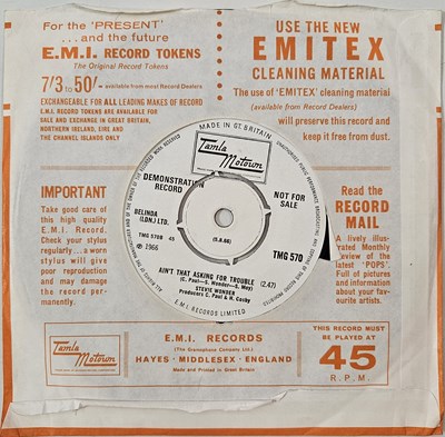 Lot 59 - STEVIE WONDER - BLOWIN' IN THE WIND 7" (DEMO - TMG570)