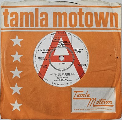 Lot 61 - GLADYS KNIGHT & THE PIPS - JUST WALK IN MY SHOES 7" (DEMO - TMG 576)