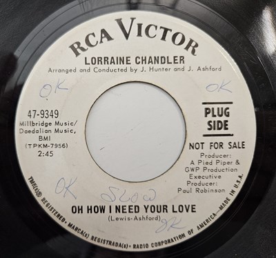 Lot 232 - LORRAINE CHANDLER - I CAN'T CHANGE 7" (US PROMO - RCA VICTOR - 47-9349)