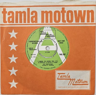 Lot 66 - THE TEMPTATIONS - (I KNOW) I'M LOSING YOU 7" (DEMO - TMG 587)