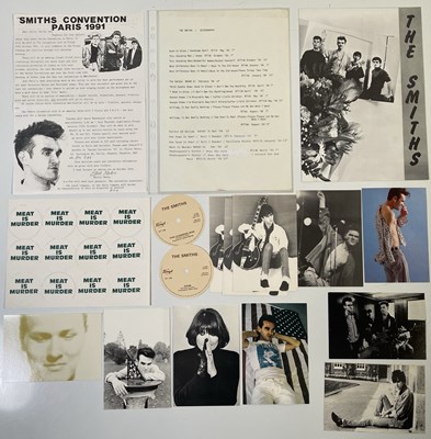 Lot 176 - THE SMITHS - MEMORABILIA INC POSTCARDS / STICKERS.
