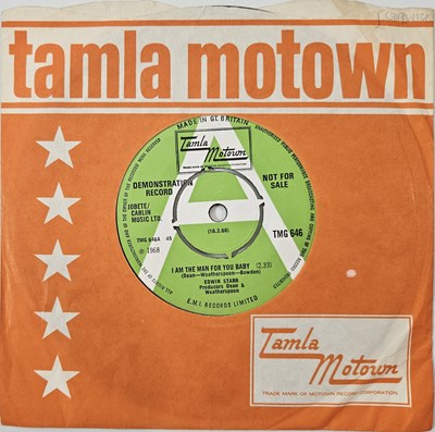 Lot 74 - EDWIN STARR - I AM THE MAN FOR YOU BABY 7" (DEMO - TMG 646)
