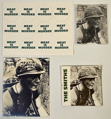 Lot 179 - THE SMITHS - PROOF CD BOOKLET / DESIGN MATERIALS FOR MEAT IS MURDER CD.