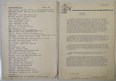 Lot 182 - THE SMITHS - EARLY PRESS PACK / BIOGRAPHY.