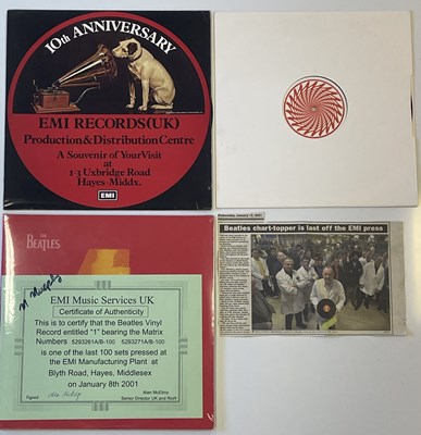 Lot 91 - MEMORABILIA FROM A LONG SERVING EMPLOYEE AT EMI, HAYES INC PRESENTATION DISCS.