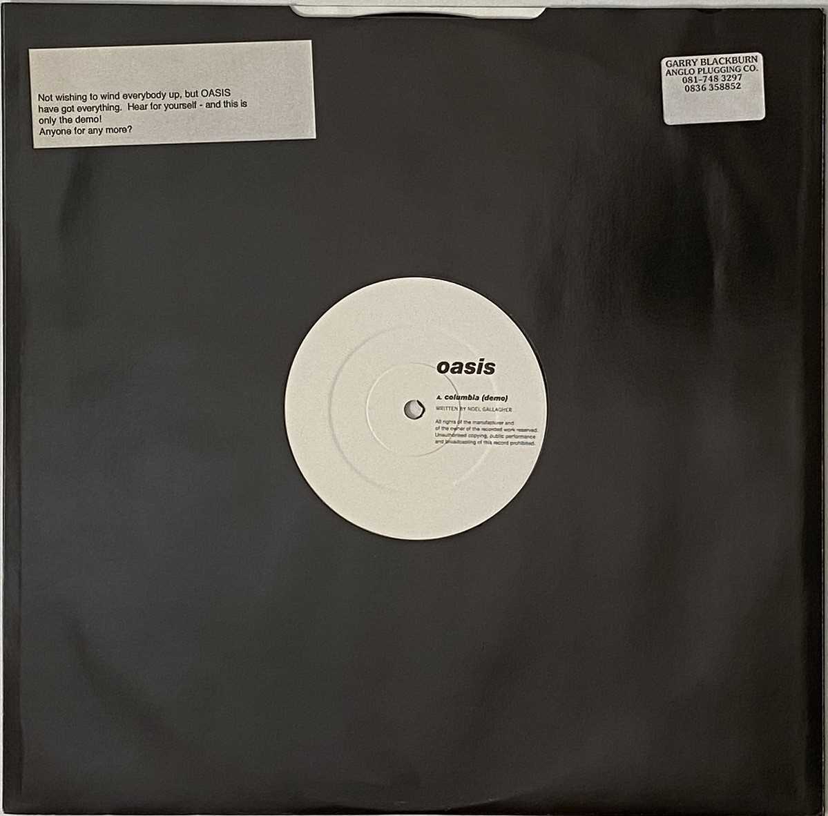 Lot 33 - OASIS - COLUMBIA (DEMO) 12" (SINGLE-SIDED - CTP 8)