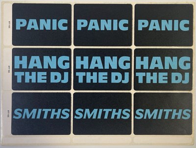 Lot 201 - THE SMITHS - SET OF 'PANIC' STICKERS.
