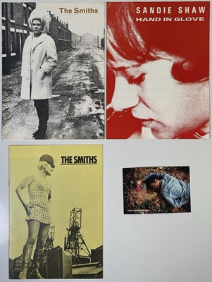 Lot 202 - THE SMITHS - MEAT IS MURDER TOUR PROGRAMME/ SHEET MUSIC AND TCM POSTCARD.