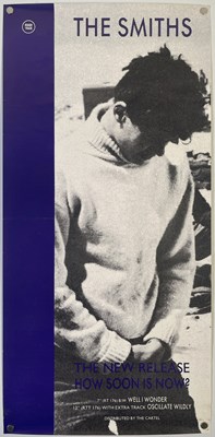 Lot 97 - THE SMITHS - ORIGINAL ROUGH TRADE PROMO POSTER FOR 'HOW SOON IS NOW'.