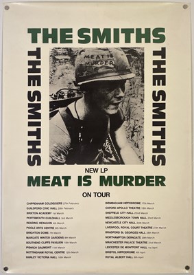 Lot 99 - THE SMITHS - 1985 MEAT IS MURDER TOUR POSTER.