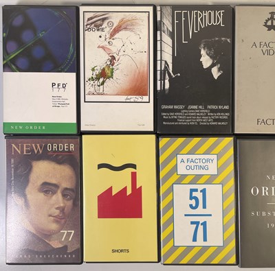 Lot 72 - FACTORY RECORDS VHS COLLECTION.