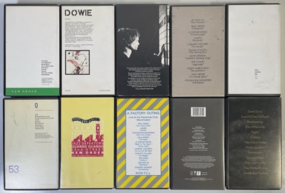 Lot 72 - FACTORY RECORDS VHS COLLECTION.