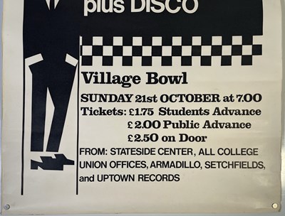 Lot 21 - TWO-TONE - THE SPECIALS / MADNESS / SELECTER - ORIGINAL 1979 BOURNEMOUTH CONCERT POSTER.