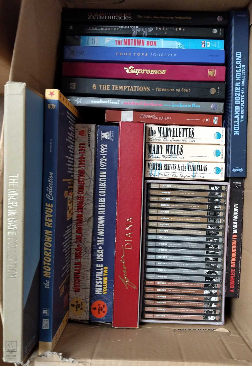 Lot 38 - MOTOWN, MOTOWN ARTISTS & RELATED CD BOXSET COLLECTION