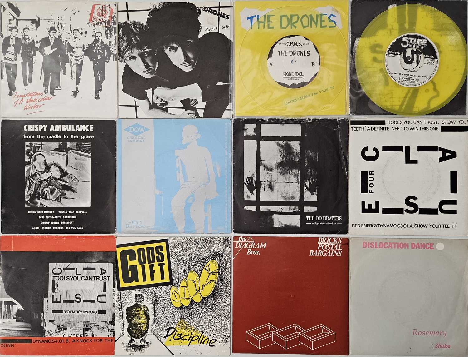 Lot 40 - MANCHESTER PUNK/POST PUNK/INDIE - 7" PACK