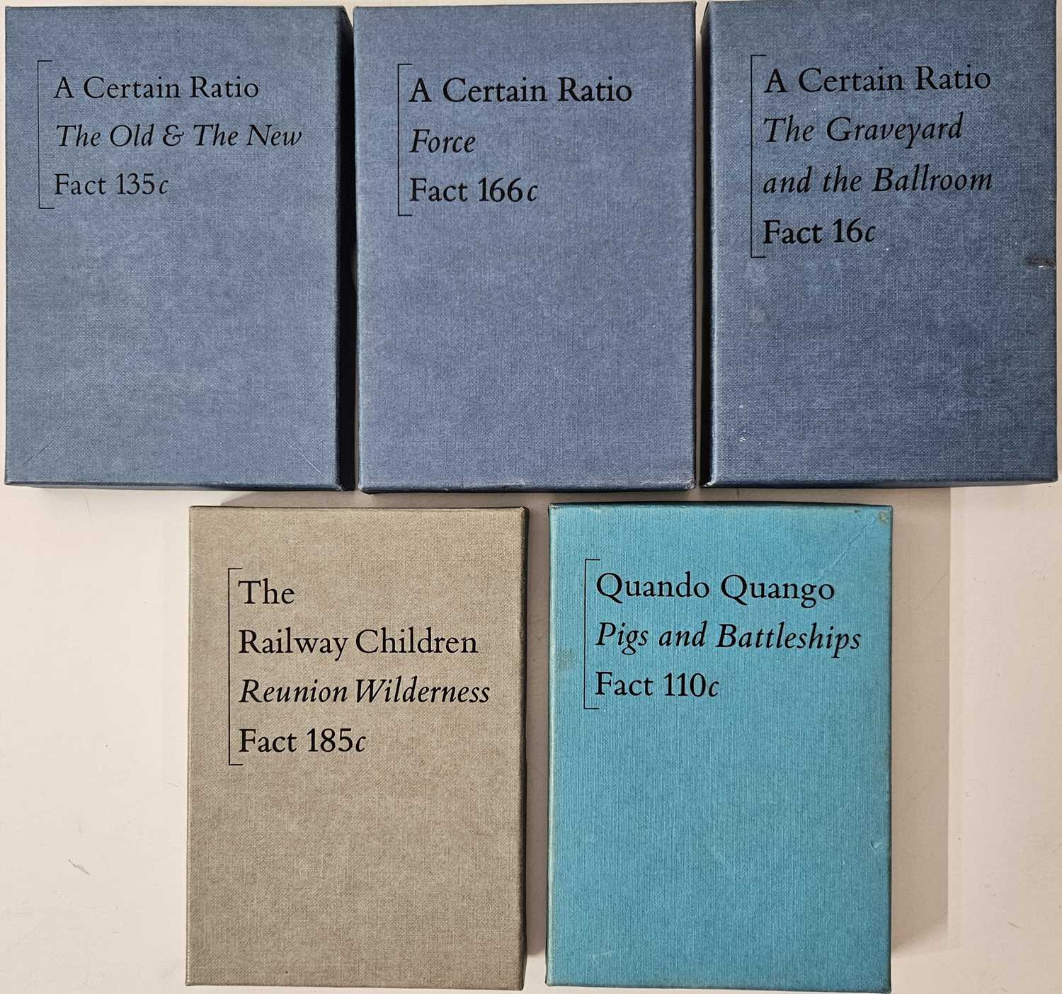 Lot 42 - FACTORY RECORDS - CASSETTE BOX SETS