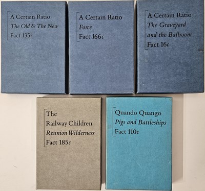 Lot 42 - FACTORY RECORDS - CASSETTE BOX SETS