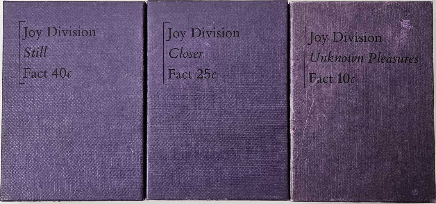 Lot 43 - FACTORY RECORDS - JOY DIVISION - CASSETTE BOX SETS