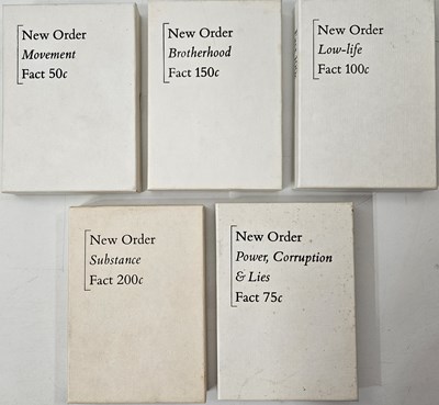 Lot 45 - FACTORY RECORDS - NEW ORDER - CASSETTE BOX SETS