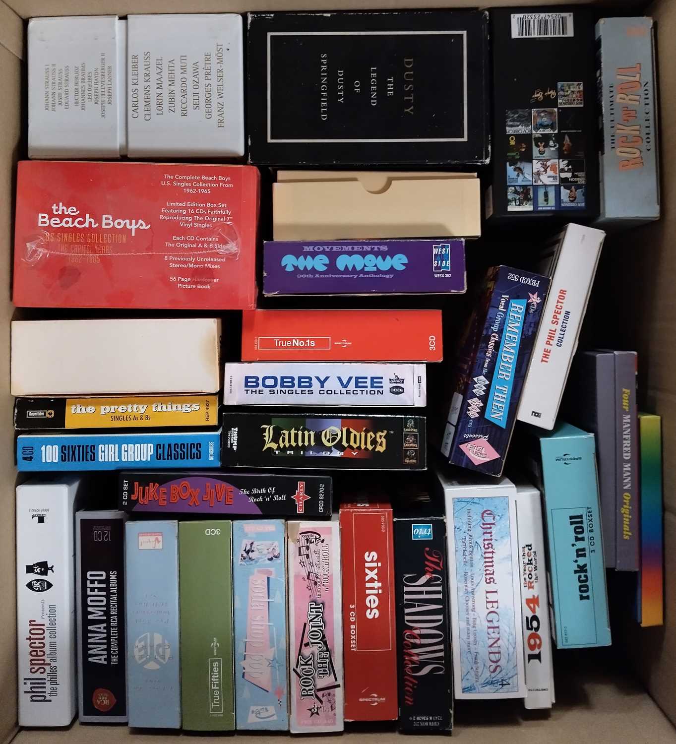 Lot 42 - MIXED ROCK AND POP CD BOXSET COLLECTION