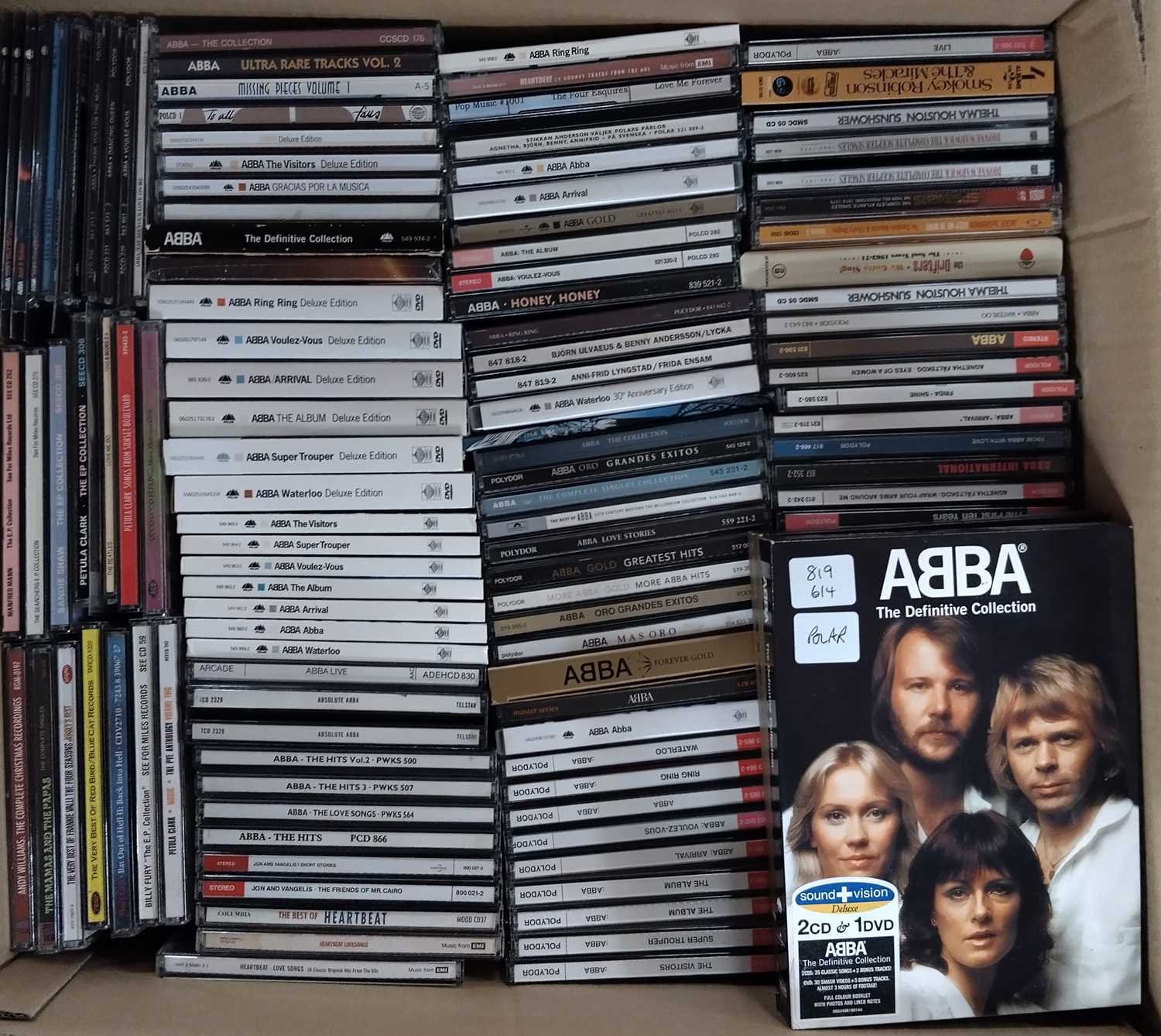 Lot 43 - MIXED ROCK AND POP CD COLLECTION INCLUDING LARGE RUN OF ABBA CDS