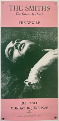 Lot 120 - THE SMITHS - ORIGINAL ROUGH TRADE PROMO POSTER FOR 'THE QUEEN IS DEAD'.
