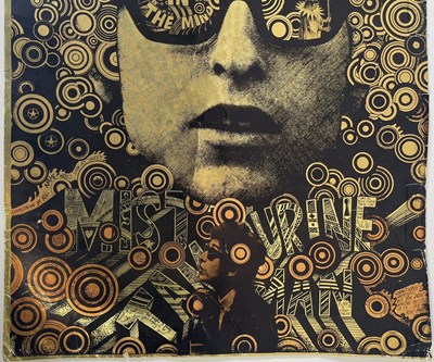 Lot 22 - BLOWIN' IN THE MIND - BOB DYLAN - AN ORIGINAL MARTIN SHARP DESIGNED POSTER.