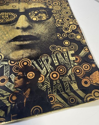 Lot 22 - BLOWIN' IN THE MIND - BOB DYLAN - AN ORIGINAL MARTIN SHARP DESIGNED POSTER.