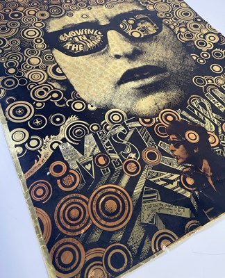 Lot 22 - BLOWIN' IN THE MIND - BOB DYLAN - AN ORIGINAL MARTIN SHARP DESIGNED POSTER.