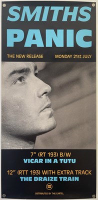 Lot 122 - THE SMITHS - ORIGINAL ROUGH TRADE PROMO POSTER FOR 'PANIC'.