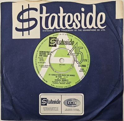 Lot 184 - VERNON GARRETT - IF I COULD TURN BACK THE HANDS OF TIME 7" (DEMO - SS 2006)