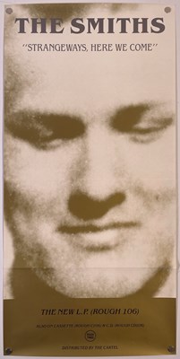 Lot 130 - THE SMITHS - STRANGEWAYS HERE WE COME - 1987 ROUGH TRADE PROMO POSTER.