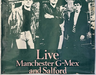 Lot 131 - THE SMITHS - 1986 QUEEN IS DEAD TOUR MANCHESTER G-MEX BILLBOARD.