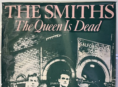 Lot 131 - THE SMITHS - 1986 QUEEN IS DEAD TOUR MANCHESTER G-MEX BILLBOARD.