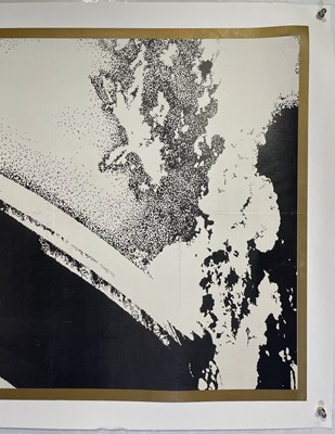 Lot 23 - LED ZEPPELIN - ORIGINAL SCREENPRINTED ATLANTIC POSTER.